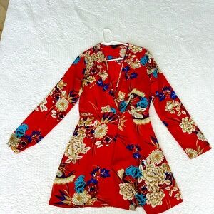 Prettylittlething Red dress, Size 8